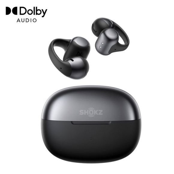 Shokz Opendots One Black Earbud Headphones - Picture 3 of 7